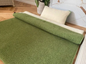 Luxus Bettenset aus Naturwolle Merino – Bettdecke & Kissen 45x75 Handgefertigt  - Picture 1 of 6