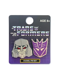 Transformers Decepticons Megatron And Symbol 2 Pack Enamel Pin Set - Picture 1 of 4
