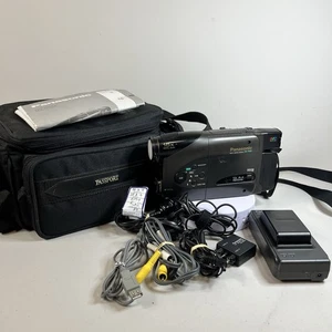Panasonic Camcorder NV-R50 VHS Movie Camera with Bag UNTESTED for Parts Only - Picture 1 of 11