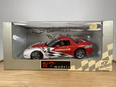 1/18 UT Models 1999 Chevrolet Corvette Pace Car Rolex 24 Daytona jm 39949 READ - image 1 of 4