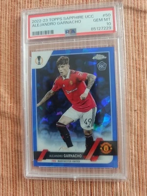 2022-23 TOPPS SAPPHIRE UCC ALEJANDRO GARNACHO PSA 10 - Image 1 of 2