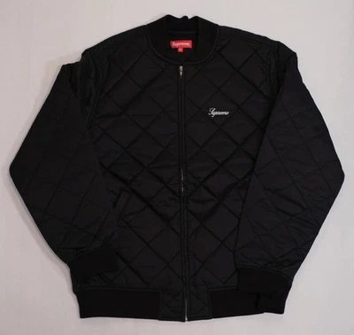 Supreme FW15 Sequin Quilted Patch Fvck Em All Jacket Alfa Romeo BOX LOGO Jordan - Image 1 of 4