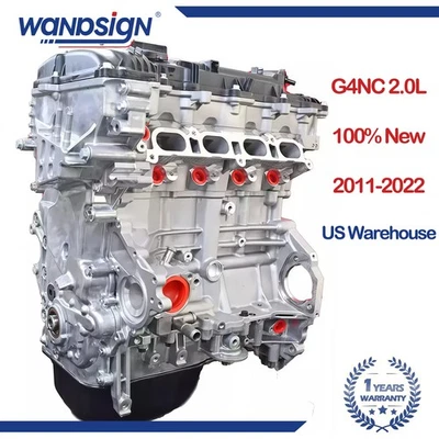 For 11-22 Hyundai Elantra Kia Forte G4NC 2.0 Long Cylinder Block Engine Assembly - Image 1 of 4