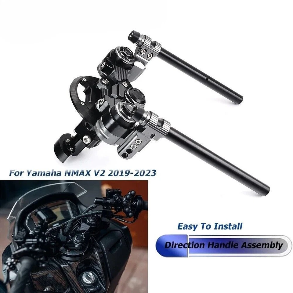 Directional Handle Assembly Fauclet Fit For Yamaha NMAX 155 V2 2019-2023 - Image 1 of 4