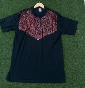vintage Jerzees Men’s Size Large T Shirt Discharge Nest USA Made - Picture 1 of 8