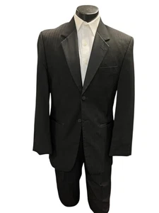 Black Parisian Tuxedo Jacket and Pants Bundle - Picture 1 of 9