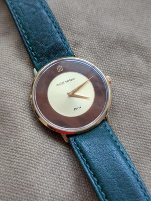 Reloj mecánico de cuerda manual Michel Herbelin Paris vintage años 70 en muy buena condición Foto 1 de 4