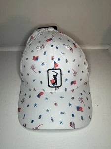 PGA Tour Pro Series Golf Hat Cap Adjustable Moisture Wicking White New NWT - Picture 1 of 3