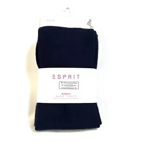 ESPRIT Strumpfhose Gr. 42-44✅ Plain Wolle Damen schwarz ohne Muster blick dicht - Bild 1 von 5