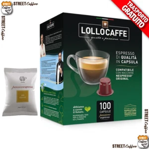 100 200 300 a 800 Capsule Compatibili Nespresso caffè Lollo Miscela oro - Imagen 1 de 1