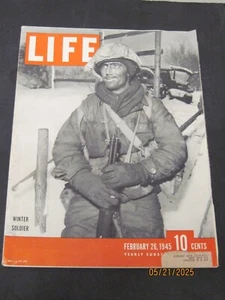# Life Magazine 1945 February 26 Winter Soldier - Picture 1 of 2