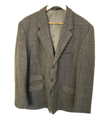 Blazer Abrigo Deportivo Vintage P&J Haggart Aberfeldy Escocia Steampunk Tweed Talla 46 Foto 1 de 4