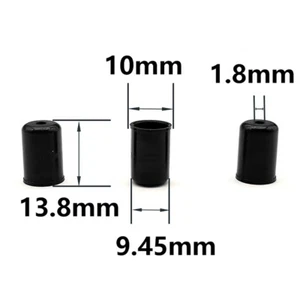 100 Set Plastic Part Pintle Cap for Nissan Fuel Injector 10x9.45x13.8x1.8 mm - Picture 1 of 2