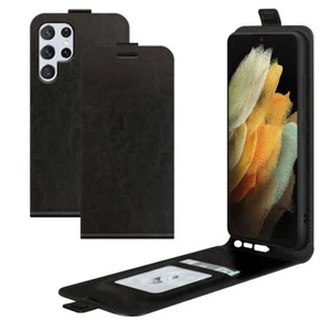 Für Samsung Galaxy S23 S22 Ultra S22 + Vertikal Up Down Flip Leder Handyhülle - Bild 1 von 16