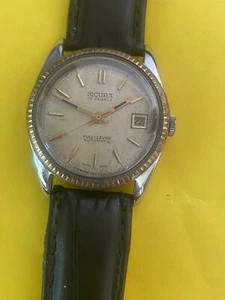 Vintage Sicura Full Lever Automatic Swiss Men's Watch - Picture 1 of 7
