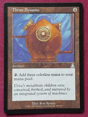Magic The Gathering URZA'S DESTINY THRAN DYNAMO artifact card MTG - Image 1 of 2