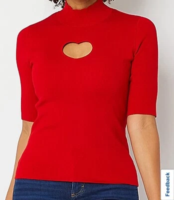 Suéter Pullover BOLD ELEMENTS Mujer Cuello Simulado Corte Manga Codo - Talla L Foto 1 de 4