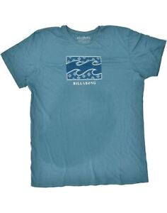 BILLABONG Mens Slim Fit Graphic T-Shirt Top 3XL Blue Cotton BD79
