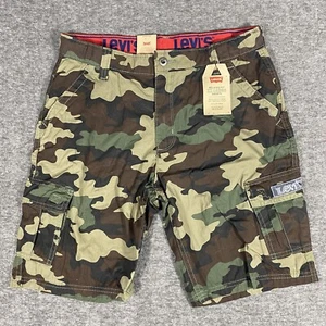 Levi’s Camouflage Cargo Shorts Youth Size 18 NWT - Picture 1 of 9
