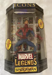 Marvel Legends Spiderman icons toy biz figure unmasked Evolution of a Icon - Picture 1 of 6