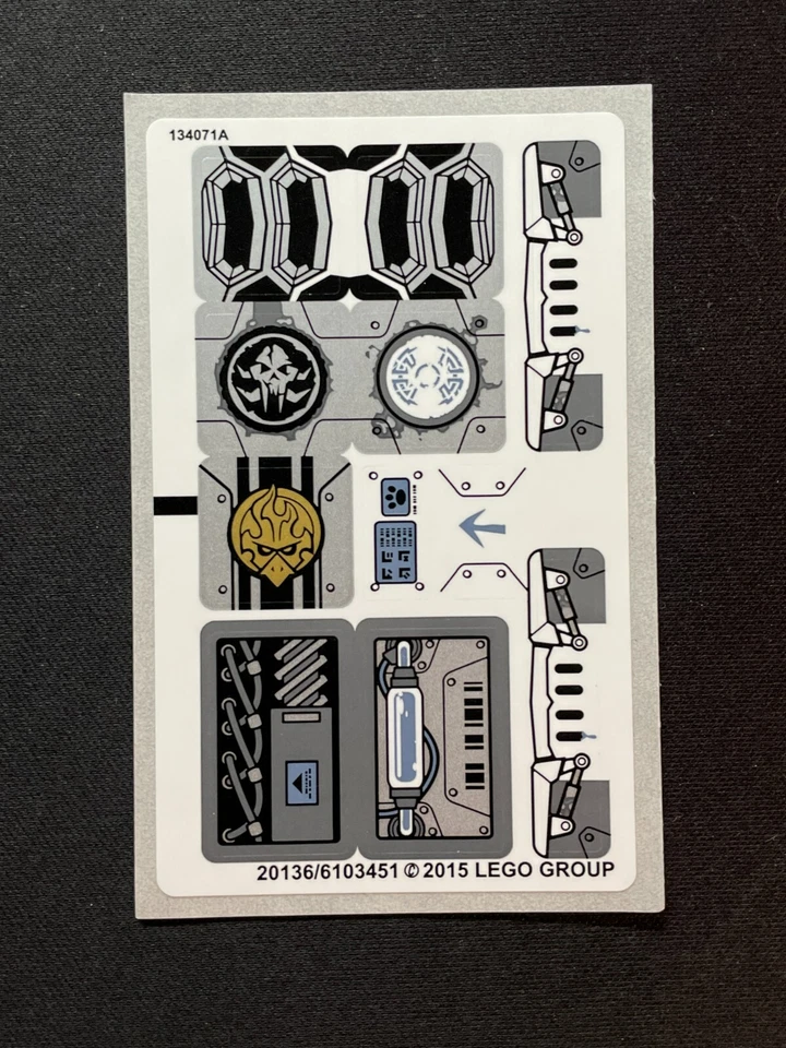 NEW LEGO | Sticker Sheet for Set 70223 Chima - Icebite's Claw Digger - Image 1 of 1