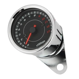 New LED Back light Tachometer Speedometer Tacho Gauge Universal For Motorcycle - Picture 1 of 12