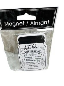 Ship N 24 Hours. New-Refrigerator Ceramic "Kitchen Conversions" Magnet. - Picture 1 of 4