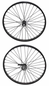 F&R 26 X 2.125 HEAVY-DUTY BEACH CRUISER 12G FRONT OR COASTER BLACK RIM 36 SPOKE. - Picture 1 of 4