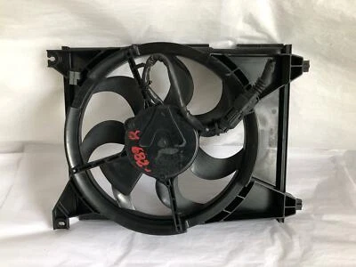 1999 - 2005 HYUNDAI SONATA 2.4L 散热器 冷却风扇组件 带电机 右握 — 第 1/4 张图片