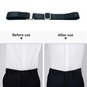 Cinghia Antirughe Antirughe Regolabile Vicino Camicia Stay Best Tuck It Cintura Uomo - Foto 1 di 7