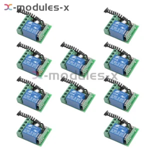 1-10Piece 1CH Wireless Relay 12V RF433Mhz Remote Control Switch Receiver Module - Picture 1 of 13