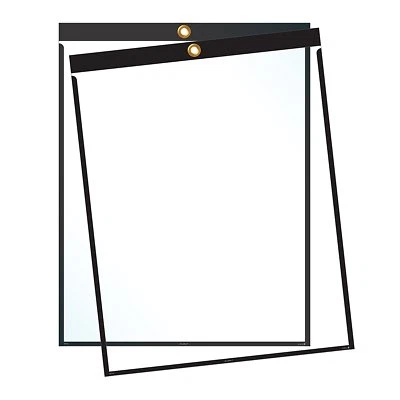 Job Ticket Holders - 9"x12" - Pack of 30 Top-loading with Eyelet - Image 1 of 4