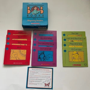 BOB Books Collection 1 Beginning Readers, 12 Books, Pristine Cond. Scholastics - Picture 1 of 8