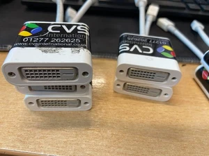 Apple Mini Display Port to DVI Adapter - Genuine Apple x 7 - Picture 1 of 2