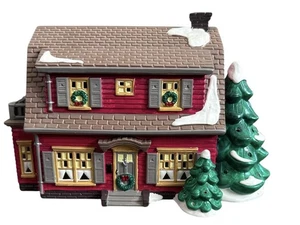 Dept 56 Snow Village American Architecture Series Dutch Colonial House 54856 Box - Picture 1 of 16