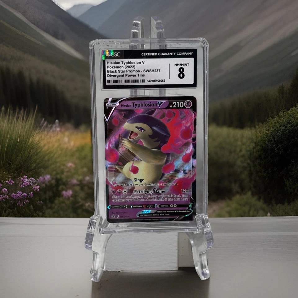 Hisuian Typhlosion V SWSH237 SWSH: Sword & Shield Promo Cards Holo & Graded 8 - Image 1 of 4