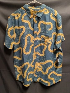 Rvca Exotica Short Sleeve Hawaiian Shirt Men Size XL - Picture 1 of 6