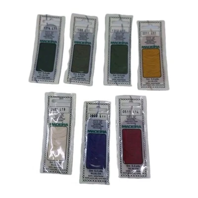 Madeira 100% Silk Embroidery Floss ~ 5.5 yards each ~ Lot of 6 Mixed Colors - Image 1 of 4