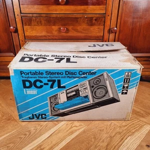 JVC DC-7L Portable Stereo Disc Centre Boombox Radio Cassette Record Player - Picture 1 of 23
