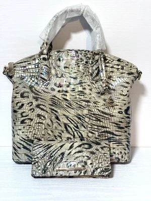 BRAHMIN LARGE DUXBURY OBSESSION MELBOURNE SATCHEL Shoulder Handbag & Wallet NWT - Image 1 of 4