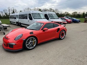 Aerodynamic aero disc set for rear rims wheels discs for Porsche 991 911 GT3 RS - Picture 1 of 11