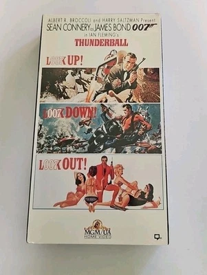 Thunderball VHS SEALED MGM UA Sean Connery Ian Fleming James Bond 007 VTG  - Image 1 of 4