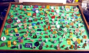 Junk Drawer Lot 180+ Vintage Lapel Hat Pins Various Type all w Clasps Unsearched - Picture 1 of 19