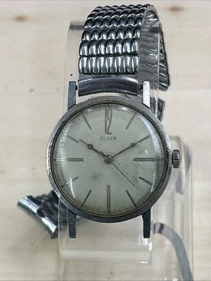 Elgin 1950s Durapower 659 Cal.73 10k RGP 17 Jewel Swiss Mens Manual Watch - Runs - Image 1 of 4