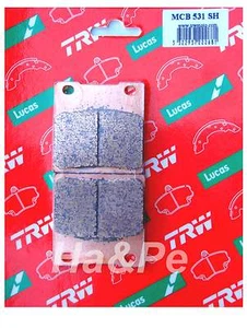 Pastillas de freno awasaki ZZR ZRX 1100 D G ZX-12R 1200 Ninja R S LUCAS MCB 531SH - Imagen 1 de 1