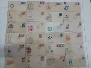 Lot of 50pc FDC first day covers India Indian 1960s 1970s Rare - Picture 1 of 6