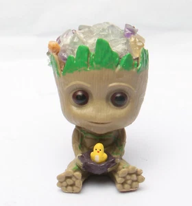 5 Stck. Natürlicher Fluorit Reiki Edelstein Groot Kristall Quarz Heilung Dekorieren Geschenk - Bild 1 von 7