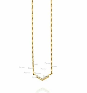 14K Gold 0.04 Ct. Lab-Created Diamond Half Honeycomb Chain Bracelet Fine Jewelry - Picture 1 of 1