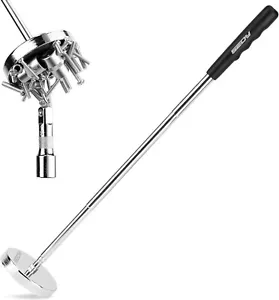 Telescoping Magnetic Sweeper Pickup Tool: Strong Magnet Pick up Nails Screws and - Picture 1 of 7