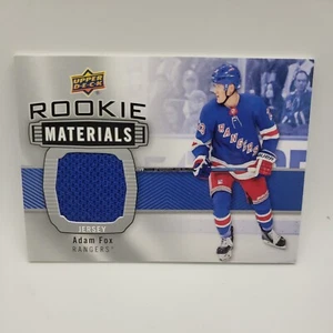 2019-20 Upper Deck Series 2 Rookie Materials Adam Fox - #RM-AF - Picture 1 of 8